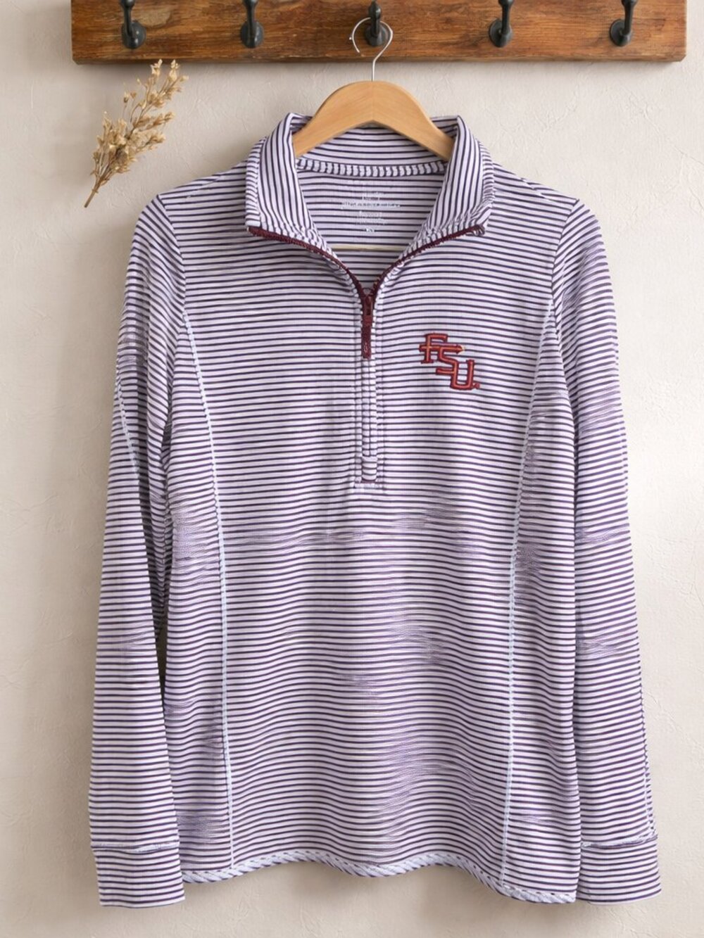 Vineyard Vines FSU Sankaty Quarter-Zip Top Size XS